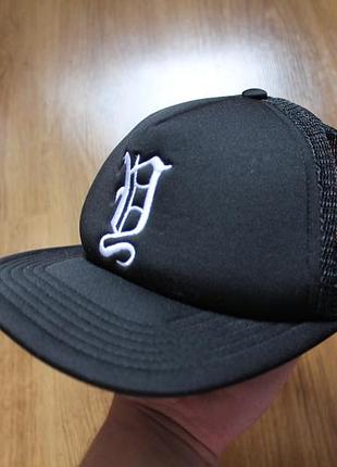 Кепка тракер унісекс lfdy live fast die young loyal trucker hat чорна стрітвір