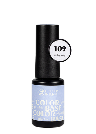 Камуфлююча база для нігтів молочно біла френч colour intense color base 6 мл № 109