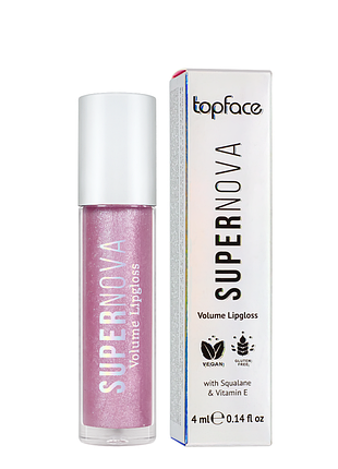 Блиск для губ topface supernova volume lipgloss 4 мл pt209, 16 rise світло-ліловий daily skin care