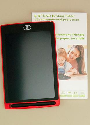 Графический планшет lcd writing tablet 8,5 дюймов (красный)