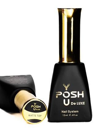 Закрепитель для гель-лака youposh матовый без липкого слоя matte top 12 мл