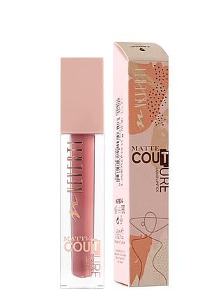 Помада для губ матова neverti matte couture liquid (np804), 101 nude romance бежева daily skin care