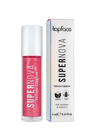 Блиск для губ topface supernova volume lipgloss 4 мл pt209, 18 impulse кораловий daily skin care