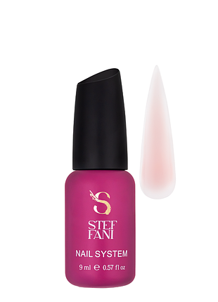 База для гель-лаку камуфлююча steffani cover base 9 мл, 02 блідо-рожева daily skin care