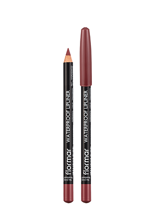 Карандаш для губ flormar waterpoof lipliner водостойкий no 246 шоколадный chocolate