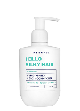 Кондиціонер для зміцнення та сяйва волосся mermade keratin & pro-vitamin b5 300 мл daily skin care