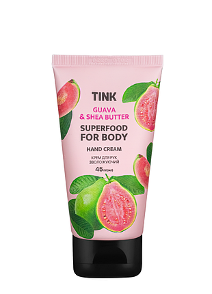 Крем для рук зволожувальний tink guava з екстрактом гуави та олією ши 45 мл daily skin care