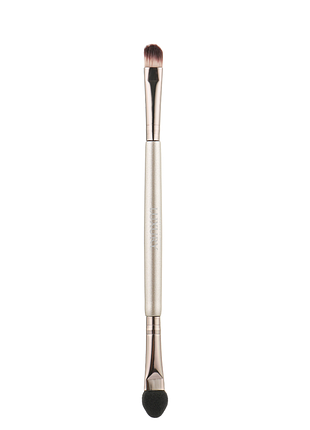 Кисть для теней двусторонняя beauty luxury double с аппликатором ma-15 daily skin care