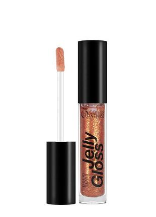 Блиск для губ прозорий із шиммером colour intense jelly gloss liquid glass lg-131, 6 мл, 025 daily skin care