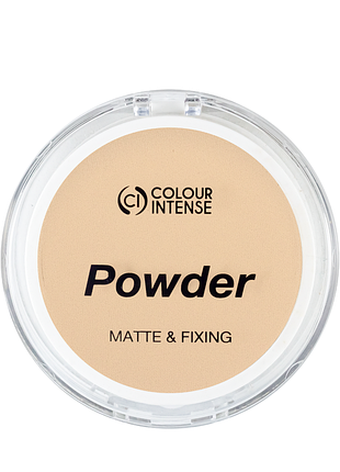 Пудра для зайвої матуча colour intense powder matte&fixing 10 г, 13 бежева daily skin care