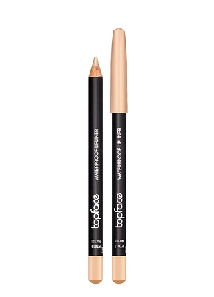 Карандаш для губ topface waterproof lipliner водостойкий pt613 no 101 телесный daily skin care
