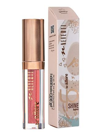 Блиск для губ neverti shine lipgloss шимерний 3 мл (np803 ), 006 glam up теракотовий daily skin care