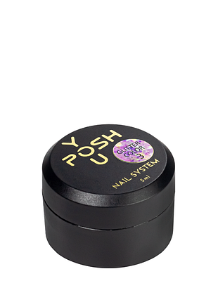 Гель-лак с глиттером для маникюра youposh glitter color профессиональный 5 мл, 03 розовый daily skin care