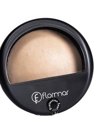 Пудра для лица запеченная flormar baked terracota powder, no 29 цвет фарфоровый