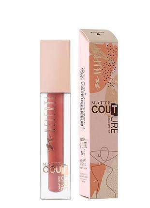Матовая помада для губ neverti matte couture liquid (np804), 118 sweet november, светло-бордовая