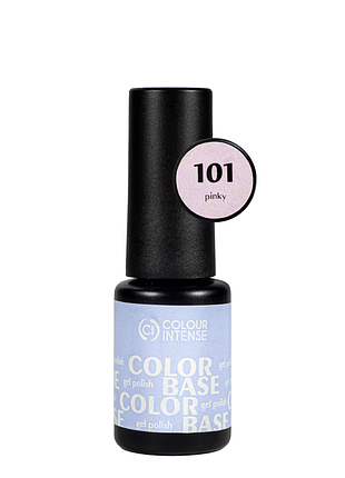Камуфлююча база для нігтів френч блідо рожева colour intense color base 6 мл, № 101