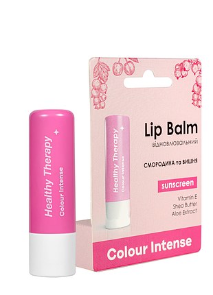 Бальзам для губ colour intense healthy therapy spf15, no 06 смородина и вишня daily skin care