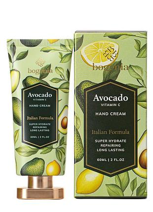 Крем для рук зволожувальний bogenia avocado + vitamin c 60 мл bg447.001 daily skin care