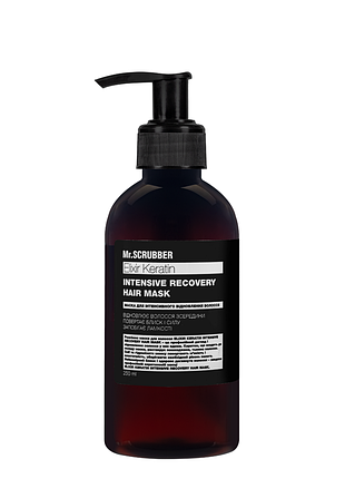 Маска для волос восстанавливающая mr. scrubber elixir keratin intensive recovery hair mask 250 мл daily skin care