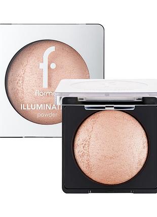 Пудра-хайлайтер для обличчя flormar illuminator powder, 7 г, 03 bronze star бронзова daily skin care