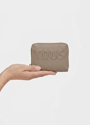 Гаманець кошилёк tous beige change purse