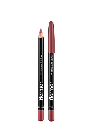 Карандаш для губ flormar waterpoof lipliner водостойкий no 229 натуральный розовый natural pink daily skin care