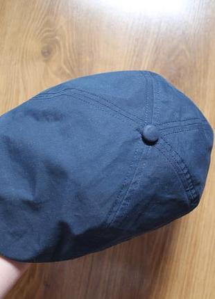 Унисекс кепка-учка jack wolfskin port lincoln function 65 (flat cap), синяя 2