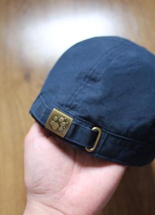 Унисекс кепка-учка jack wolfskin port lincoln function 65 (flat cap), синяя 4