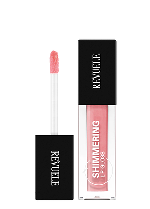 Блеск для губ revuele shimmering тон 14 ослепительная роза, 6 мл daily skin care