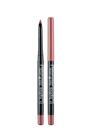 Карандаш для губ водостойкий topface stylo lipliner матовый no 001 розово-бежевый (pt618) daily skin care