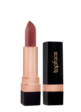 Помада для губ матова topface matte lipstick instyle pt155 № 20 темно-бежева daily skin care