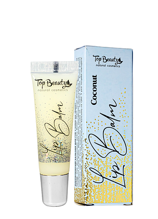 Бальзам для губ top beauty coconut lip balm с ароматом кокоса daily skin care