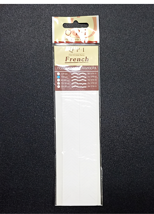 Френч трафарети для манікюру qpi professional qfm-01 no01 02 трикутник daily skin care