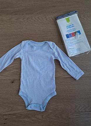 Боди carters 6мес боди с длинным рукавом carters 6мес