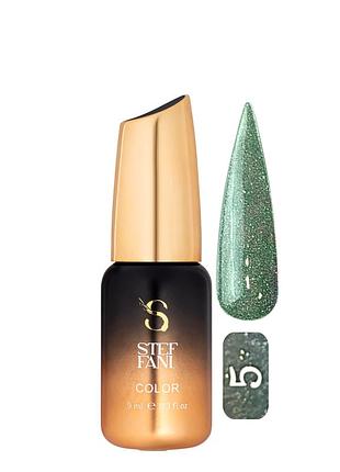 Гель-лак для ногтей с блестками steffani color gel polish starlight 9 мл, 05 зеленый с шиммером daily skin care