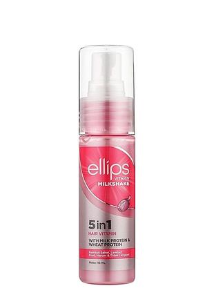 Спрей-уход для волос ellips vitamin milkshake 5 в 1 несмываемый (45 мл) daily skin care