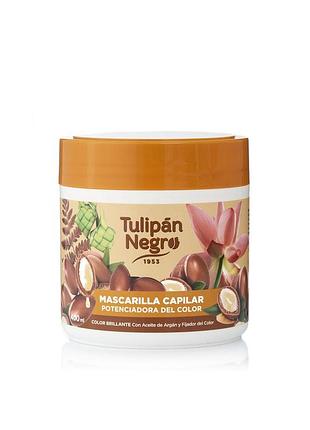 Маска для окрашенных волос tulipan negro "усиление цвета" мицеллярная 400 мл daily skin care