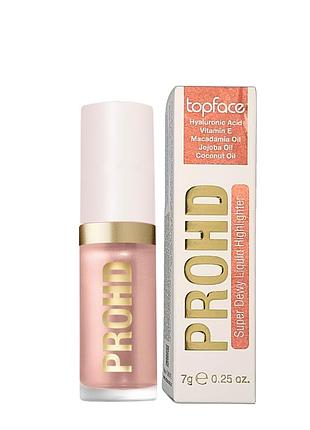 Жидкий хайлайтер для лица topface prohd super dewy (pt271), 002 cotton candy розовый daily skin care