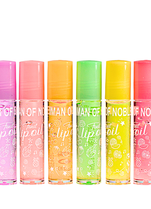 Блеск для губ шариковый фруктовый iman of noble lip oil (6шт в ассортименте) daily skin care