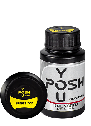 Закрепитель для гель-лака youposh rubber top каучуковый с липким слоем 30 мл daily skin care
