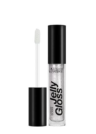 Блеск для губ с шиммером colour intense jelly gloss lg-131 no 08 серебристый daily skin care