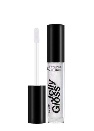 Блиск для губ прозорий із шиммером colour intense jelly gloss liquid glass lg-131, 6 мл, 016 daily skin care