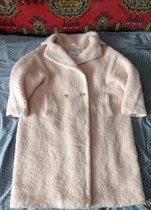 Оригинальное пальто-шуба, over size, max mara tegirl teddy bear, оригинал, р. м