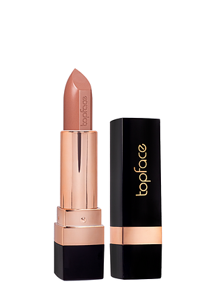 Помада для губ кремова topface creamy lipstick instyle pt156, № 002 cream caramel коричнево-рожева daily skin care