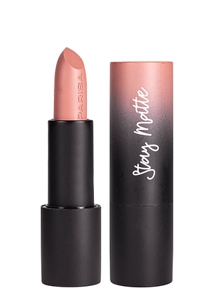Помада для губ parisa cosmetics матова stay matte l-08pc no 02 warm beige daily skin care