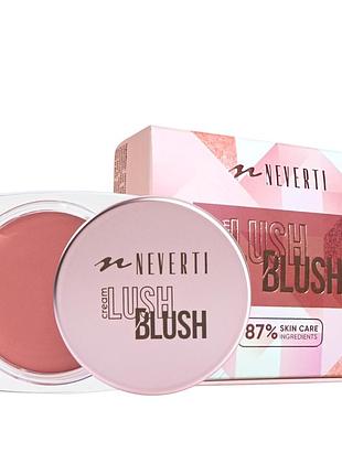 Рум'яна кремові neverti creamy dimension np309, 10 г, 002 cool rose рожево-коричневі