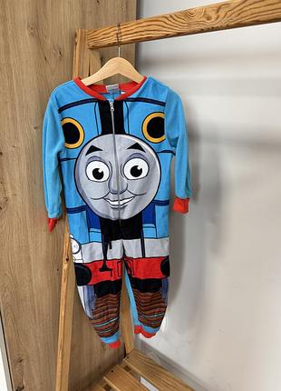 Дитяча піжама чоловічок флісова піжама 3 4 роки потяг томаса thomas