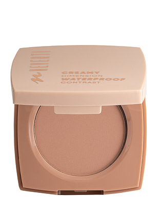 Контуринг для обличчя neverti creamy dimension waterproof contrast contour (np204), 001 truffle бежевий 3