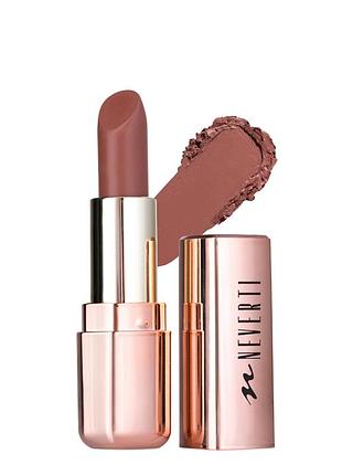 Помада для губ neverti matt idole матова стійка np705, 104 peach play кофейна daily skin care