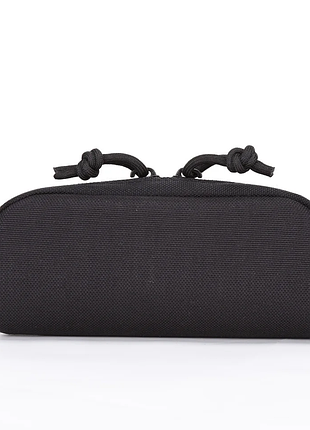 Тактичний чохол для окулярів molle 1000d nylon ударостійкий чорний 17×8×5 см
